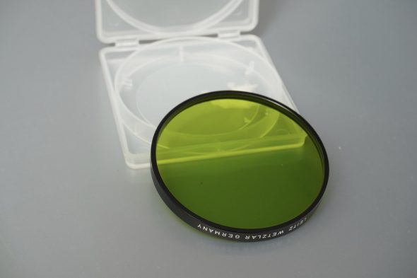 Leica Leitz Yellow/Green contrast filter, Series 8 drop-in