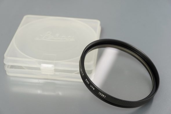 Leica filter 13381, Uva E60, in too small case