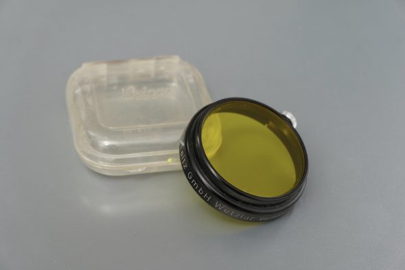 Leica Leitz filter A36 Yellow 2, black ring, in case