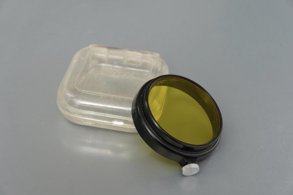 Leica Leitz filter A36 Yellow 2, black ring, in case