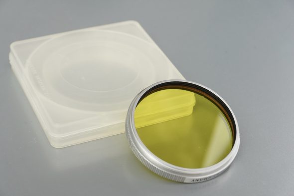 Leica Leitz filter Yellow 1, for early Elmarit 28mm and Super angulon 21mm 3.4