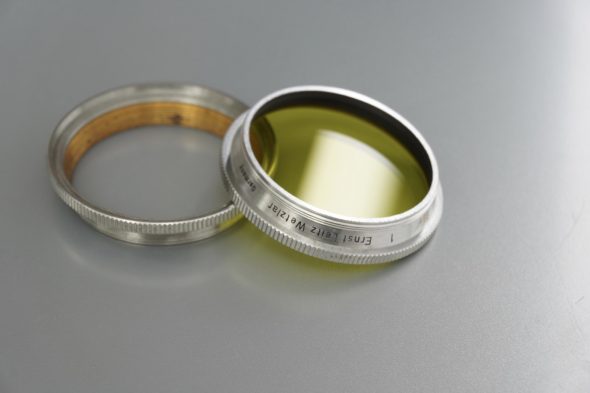 Leica Leitz Summitar filter Yellow 1, + empty filter