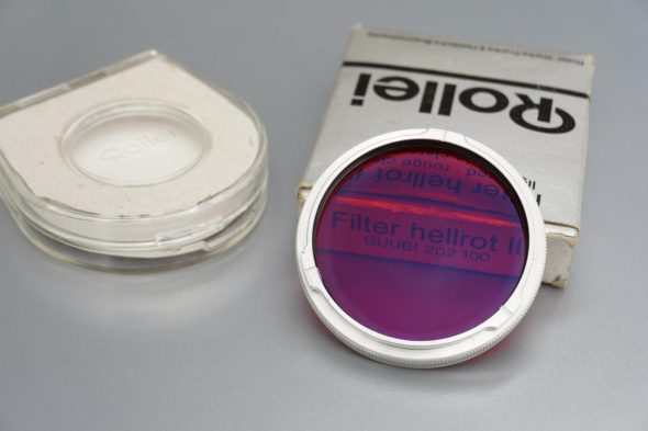 Rollei Rolleiflex filter, Bay II, Hellrot, Boxed