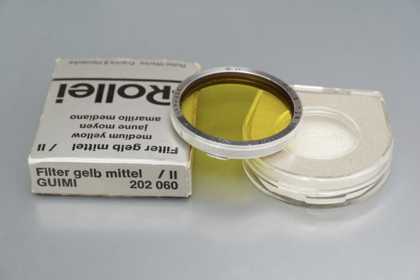 Rollei Rolleiflex filter, Bay II, Gelb-Mittel, Boxed