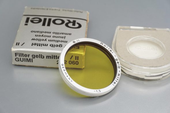 Rollei Rolleiflex filter, Bay II, Gelb-Mittel, Boxed