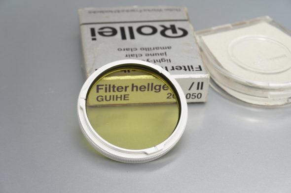 Rollei Rolleiflex filter, Bay II, Hellgelb, Boxed