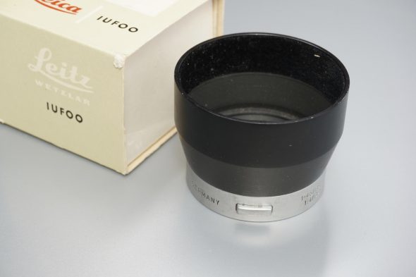 Leica Leitz lens hood IUFOO / 12575N for 90mm and 135mm, BOXED