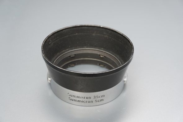 Leica Leitz lens hood for Summaron 3.5cm and Summicron 5cm