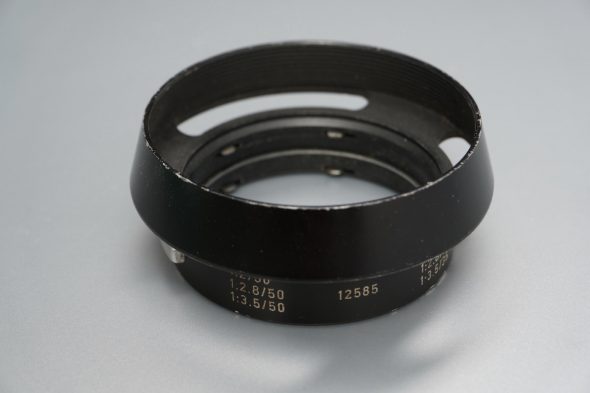 Leica Leitz lens hood 12585. for Summicron 50 and Summaron 2.8/35