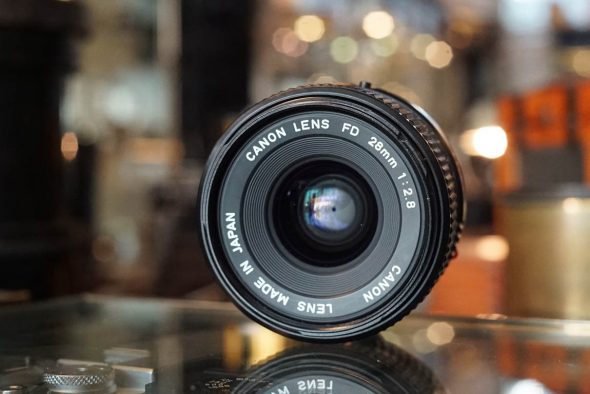 Canon lens FD 28mm 1:2.8 lens
