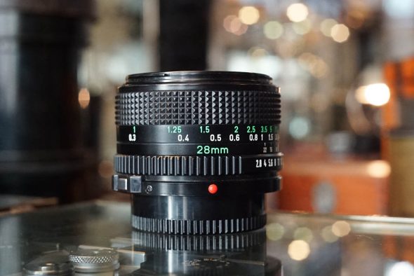 Canon lens FD 28mm 1:2.8 lens