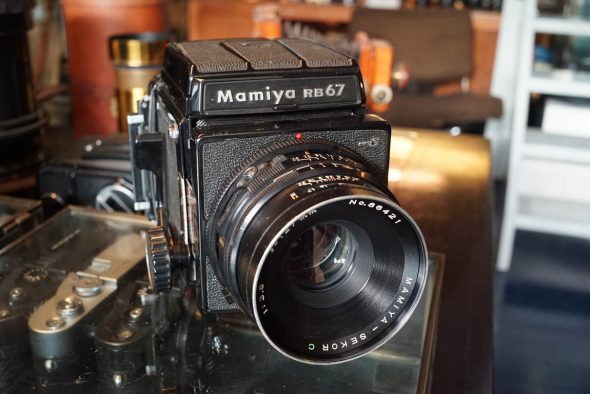 Mamiya RB67 pro S + Mamiya 3.8 / 127mm lens