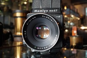 Mamiya RB67 pro S + Mamiya 3.8 / 127mm lens