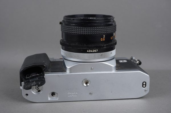Canon FD 50mm 1:1.8 S.C. on AL-1 QF camera