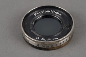 Rolleiflex external aperture with filter (ND pressumably)