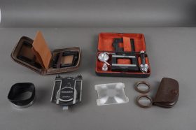 Rollei masks, filters, plate, hood and screen