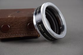Olympus Pen-F mount adaptor P, M42 lenses on film Pen cameras – cased