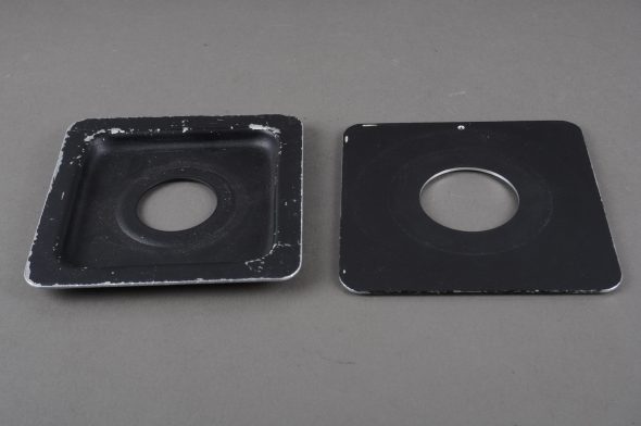 ARCA Swiss monorail camera lens boards, recessed with 34.5mm hole + flat with 41.5mm hole
