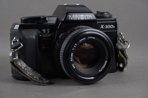 Minolta X-300s with MD 50mm 1:1.7 lens