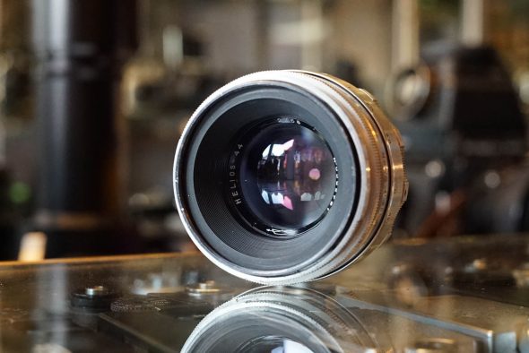 Helios-44 1:2 / 58mm, Chrome version in m39 + M42 adapter