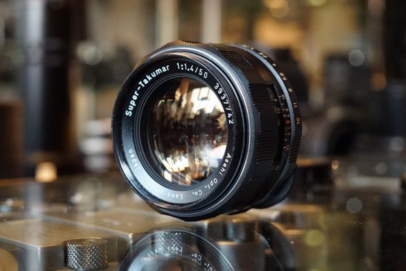 Pentax Super-Takumar 1:1.4 / 50mm lens, M42 mount