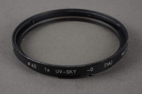 Hasselblad B60 1x UV Sky filter, multicoated, for CF 80mm Planar