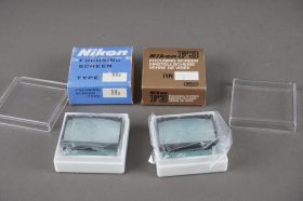 Nikon F3 focusing screen Type J, in case & boxed – lot of 2
