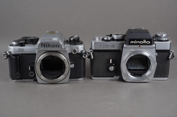 Minolta XE-5 + Nikon FA – both jammed