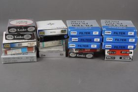 20x various filters, 52mm screw-in, NOS, boxed