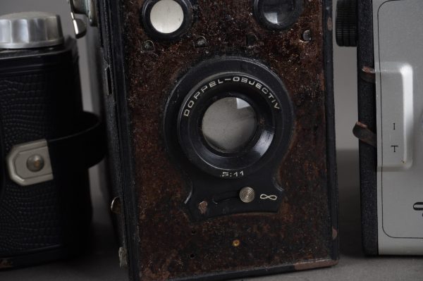 4x box and bakelite cameras, Filmor, Agfa