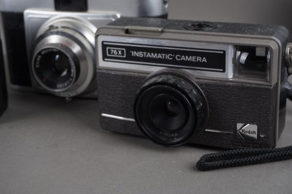 5x vintage cameras, Agfa, Voigtlander, Kodak
