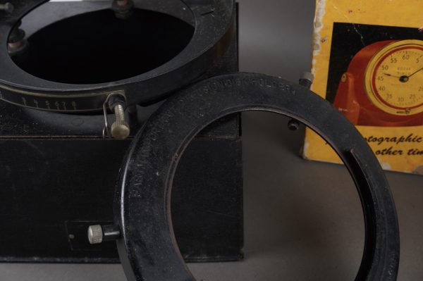 Vintage Kodak Timer (boxed) + huge hood and filter holder