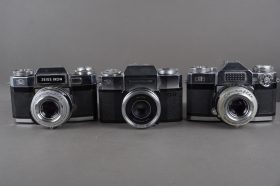 Contaflex 126 film camera + 2x other Contaflexes