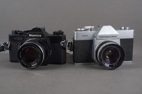 lot of 2x 35mm Mamiya SLRs: NC1000s and 528TL