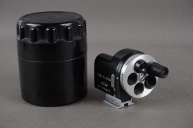 Soviet revolving finder for 2.8 – 13.5 cm lenses, fits Leica RF cameras as well