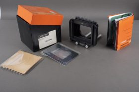 Novoflex Proson variable lens hood with filter holder – boxed