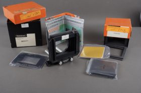 Novoflex Proson variable lens hood with filter holder + Proset masks – boxed