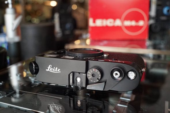 Leica M4-2 body black anodized, boxed and CLA’d