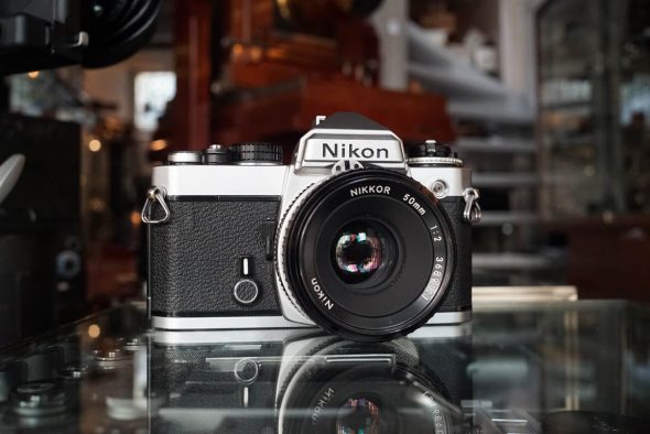 Nikon FE camera + Nikkor 1:2 / 50mm AI lens
