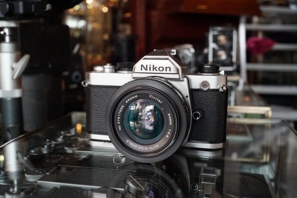 Nikon FM + Vivitar 2.8 / 24mm wide angle lens