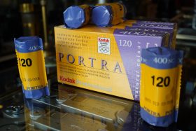 1x Kodak Portra 400NC 120 film, expired 2006, single roll