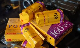 1x Kodak Portra 160VC 120 film, expired 2004, discontinued, vivid. sinlge roll