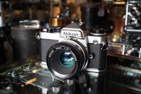 Nikon FE + Nikkor 50mm 1:2 Ai lens