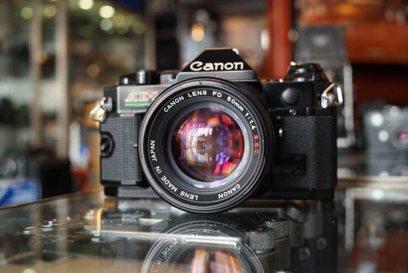 Canon AE-1 program + Canon lens FD 1.4 / 50mm SSC
