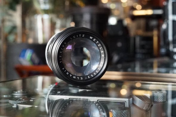 Leica Leitz Elmarit 1:2.8 / 90mm, M, in black