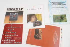 Big lot of Leica documentation – check pictures