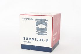 Leica Summilux-R 1:1.4 / 50mm 11875, BOX ONLY, vintage, 1971