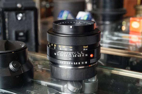 Leica Leitz Summilux-R 1:1.4 / 50mm 3-cam + hood