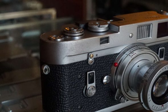 Leica M4 worn