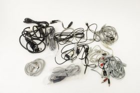 another bag full of audio cables